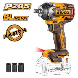 Μπουλονόκλειδο 1/2 20V 500-650Nm Li-Ion Solo (χωρίς μπαταρία και φορτιστή) Ingco CIWLI20501