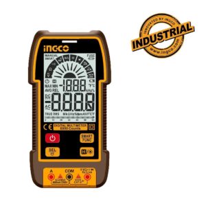 Ψηφιακό Πολύμετρο 600V True RMS με Μέτρηση AC/DC/ Αντίστασης/ Χωρητικότητας/ Συχνότητας/ NCV DM16004 Ingco