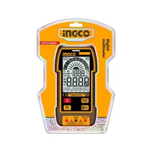 Ψηφιακό Πολύμετρο 600V True RMS με Μέτρηση AC/DC/ Αντίστασης/ Χωρητικότητας/ Συχνότητας/ NCV DM16004 Ingco - Image 3