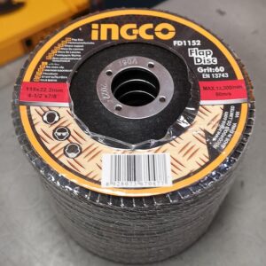 Δίσκος Λείανσης Φίμπερ Φ115mm/60K Ingco FD1152 - Image 4
