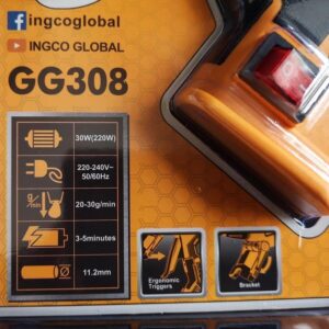 Πιστόλι Θερμόκολλας Ηλεκτρικό 220W Ingco GG308 - Image 4
