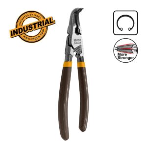 Ασφαλειοτσίμπιδο 180mm Κυρτό πατάς κλείνει Ingco HCCP261804