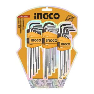 Κλειδιά Άλλεν+Μπίλλιας+Torx Σετ 27 τεμ. Ingco HHKSET0271 - Image 3