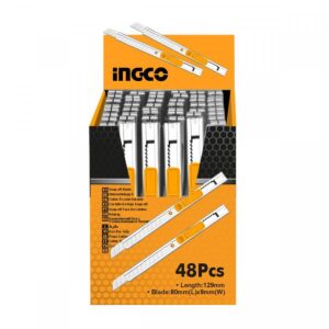 Μαχαίρι Φαλτσέτα Μεταλλική Inox Μίνι 9mm Ingco HKNS1806 - Image 2