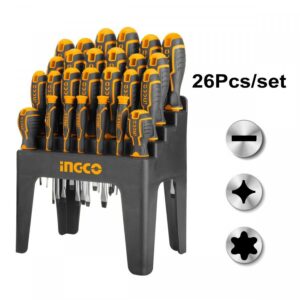 Σετ 26 Τεμ Κατσαβίδια HKSD2628 INGCO