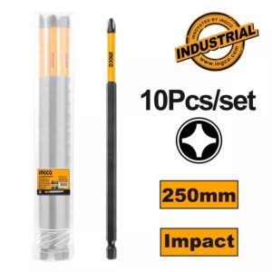 Κατσαβιδόμυτες 1/4" PH2 250mm/10τμχ. Ingco SDBIM11PH2103