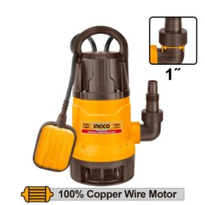Υποβρύχια Αντλία Νερού - Ακαθάρτων 750W Ingco SPD7508