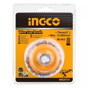 Συρματόβουρτσα Tροχού Καμπάνα 75mm Ingco WB20751 - Image 2