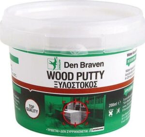 Ξυλόστοκος Ακρυλικός / Νερού Λευκός 200ml Bostik Den Braven Ν.112