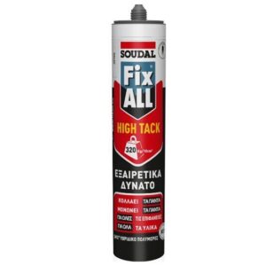 Σφραγιστικό συγκολλητικό λευκό 290ml Soudal Fix all High-Tack 122376
