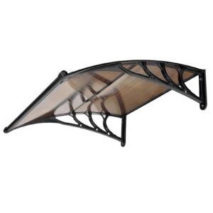 Στέγαστρο Εξωτερικό Π101.6xΒ96.52cm Καφέ-Μαύρο Vevor GDSZYP4040YC51M8U001V0 - Image 5