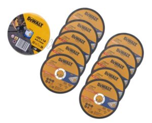 Δίσκος Κοπής Σιδήρου - Inox 125mm x 1mm 10 τεμ. Dewalt DT3507-QZ