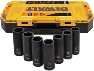 Σετ καρυδάκια κρούσεως 1/2″ σε κασετίνα 7 τεμ McLaren DT70905-QZ - Image 1