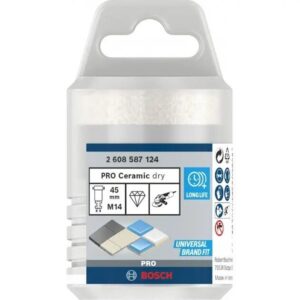 Διαμαντοτρύπανο Ξηρού Τρυπήματος 45x35x14mm για Τροχό Μ14 Bosch 2608587124 - Image 2