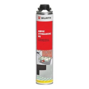 Αφρός Πιστολιού PU Κόλλα Συναρμολόγησης 750ml 45Lt Wurth 0892171950