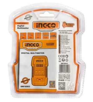 Ψηφιακό Πολύμετρο 600V True RMS με Μέτρηση AC/DC/ Αντίστασης/ NCV Ingco DM16003 - Image 4