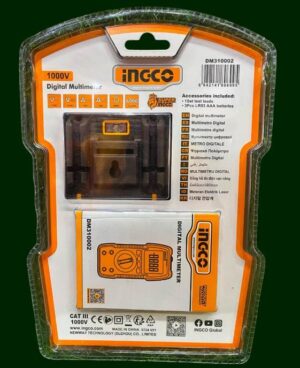 Ψηφιακό Πολύμετρο 1000V True RMS με Μέτρηση AC/DC/ Αντίστασης/ Χωρητικότητας/ Συχνότητας/ Kύκλος λειτουργίας/ NCV Ingco DM310002 - Image 4