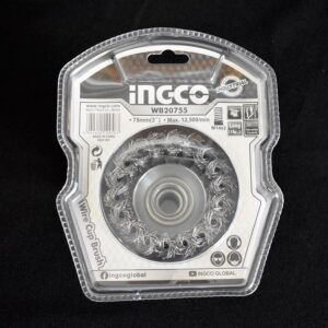 Συρματόβουρτσα Tροχού Καμπάνα 75mm Ingco WB20755 - Image 4